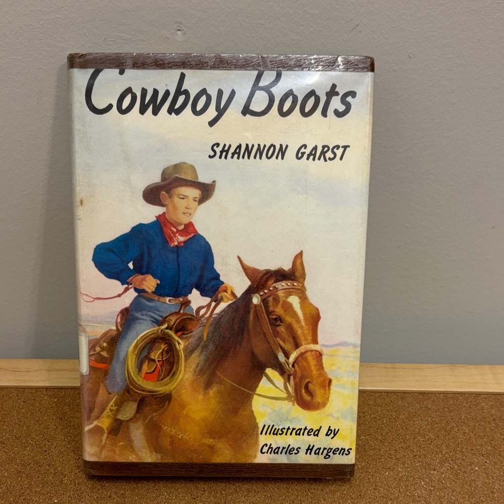 COWBOY BOOTS Shannon Garst EX Library 1946 Western Young Adult Fiction